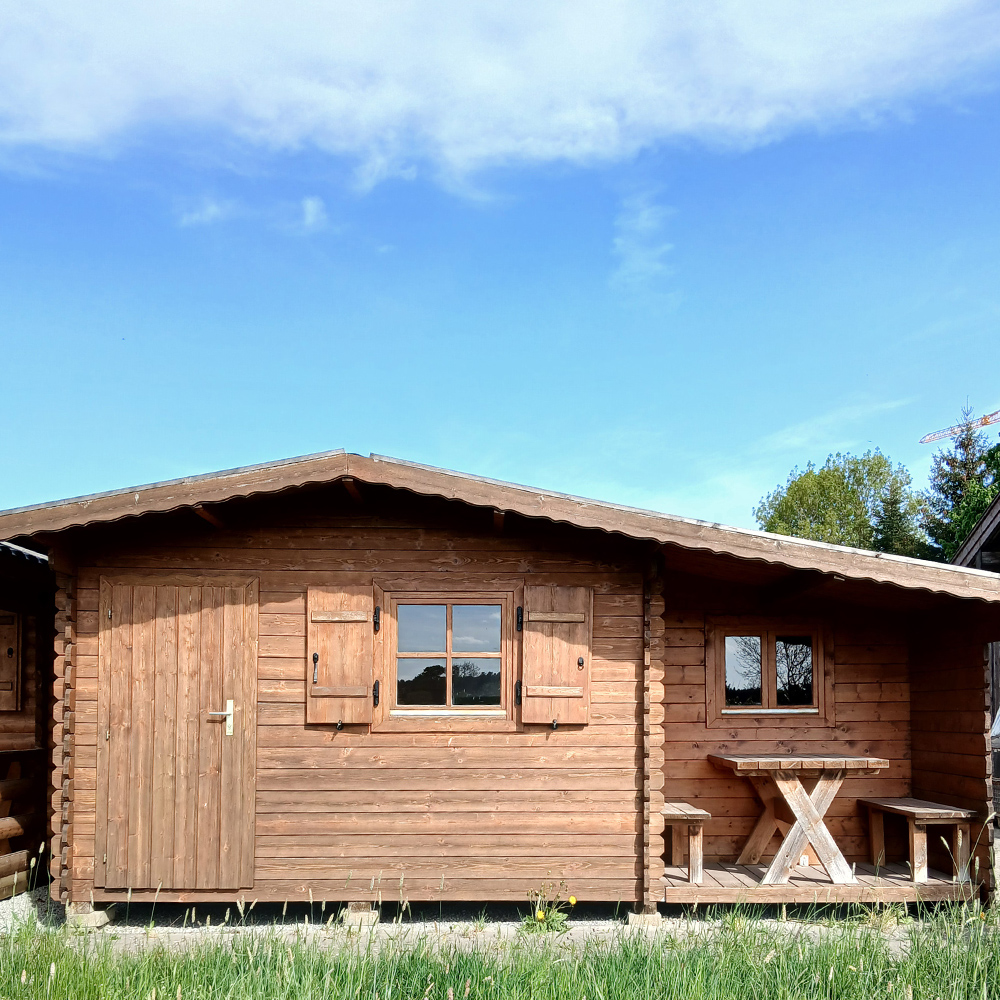 Blockhaus Serie 2-Raum-Haus